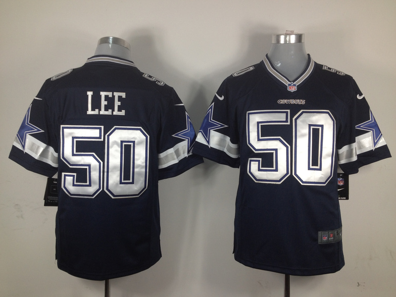 Dallas Cowboys 50 Lee Blue nike Game Jersey